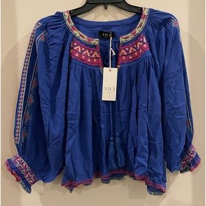 Vici Embroidered Top